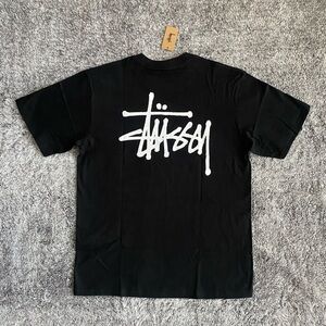 Men’s Basic Stüssy Tee, Black, NWT